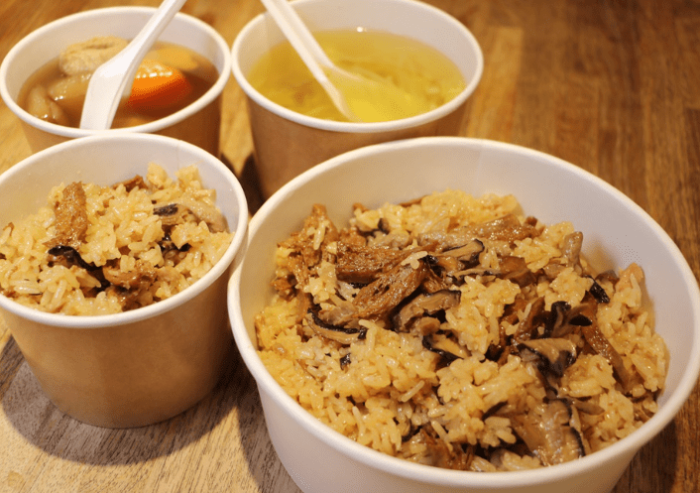 素食 油 飯