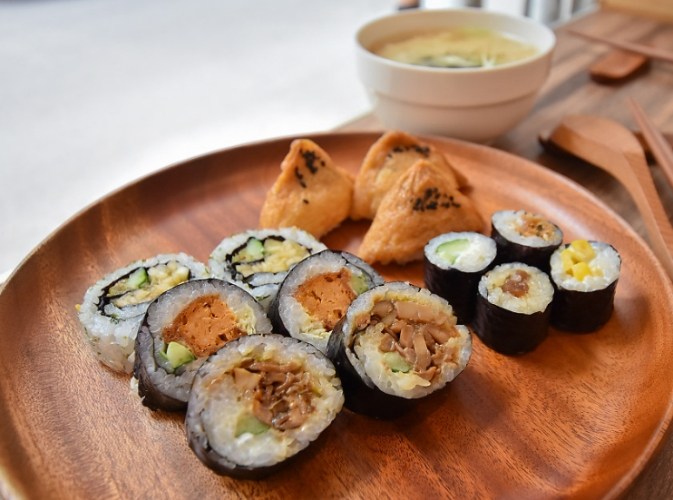 素食壽司自製 素食壽司自製